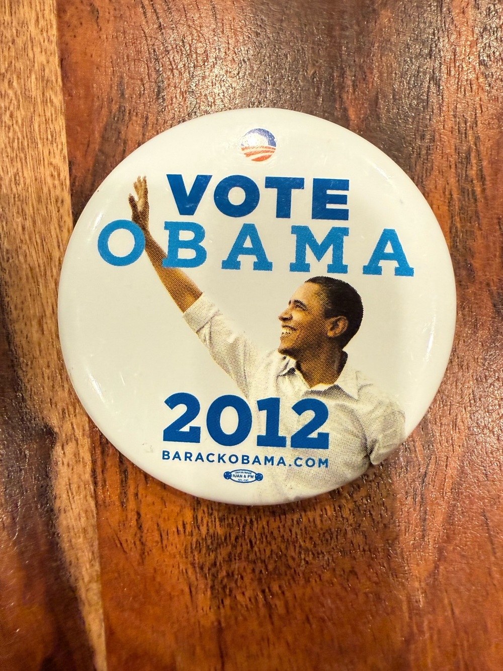 Obama 2012 campaign button